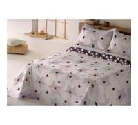 HIPERMANTA. COLCHA bouti + CUADRANTE modelo ESTRELLITAS 91. Para CAMA 90 cm (Tamaño 180x265 cm + 1 cuadrante de 50x70 cm). Diseño juvenil. Para PRIMAVERA-VERANO
