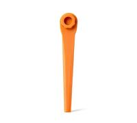 Hippotech 120 cuchillas de plástico para cortadora de césped Gardena | Cuchillas de repuesto para recortadora de bordes y recortadora recargables