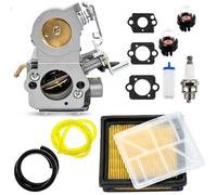 Hippotech 578243401 - Repuesto de carburador para Husqvarna K750 K760 K770 - Piezas de sierra de corte de hormigón para ZAMA C3-EL53 con junta de filtro de aire, kit de línea de combustible