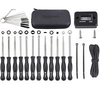 Hippotech Set de 12 herramientas de ajuste del carburador y tacómetro tacómetro para motor de 2 tiempos para eco para STIHL para Poulan para motosierra Husqvarna herbívora motosierra