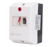 Hiraith Disyuntor de Motor 2.5-4A IP55 a Prueba de Agua | Funciones de seguridad, Botón resistente a la erosión, Cableado de túnel seguro, Versátil para diversas cargas