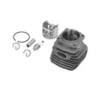 Hiraith Kit de Pistón de Culata de 54 Mm para Husqvarna | Aleación de aluminio liviana, diseño resistente a la corrosión, fácil de instalar, compatibilidad con varios modelos