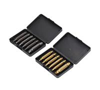 Hiraith Kit Extractor de Tornillos, 12 Herramientas de Alta Dureza | Incluye 12 piezas, Material HSS, Elimina tornillos dañados, Adecuado para pernos oxidados