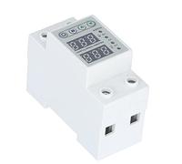 Hiraith Relé de Voltaje Inteligente Protector de Corriente para el Hogar | Retardante de llama para PC, instalación de riel guía, evita fluctuaciones de voltaje, protección limitadora de corriente
