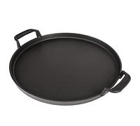 Hisencn 7421 - Plancha de hierro fundido de 12 pulgadas para hervidor Weber | Compatible con Weber Gourmet BBQ System Original Kettle Premium de 22.5 pulgadas y parrilla de carbón Performer Premium 7421
