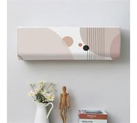 Hiseng Moderna Cubierta de Aire Acondicionado Montada en la Pared, Funda para Aire Acondicionado Interior, Prueba de Polvo Aire Acondicionado Cubierta (80 * 20 * 27（1P),Geometría