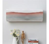 Hiseng Moderna Cubierta de Aire Acondicionado Montada en la Pared, Funda para Aire Acondicionado Interior, Prueba de Polvo Aire Acondicionado Cubierta (86 * 23 * 30（1.5P),Abstracto