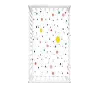 Hiseng Sábanas Minicuna, Sábana Bajera Ajustable para Bebe, Alpaca Imprime Sábanas Capazo Bebe Sabanas Carrito Transpirable Sábanas Cuna Elástica Universal (75x30cm,Color1)