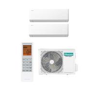 Hisense Uni Air Aire acondicionado Dual Split 2AMW52U4RGC 12 000 + 12 000 BTU, R32, Inverter, Auto-Limpieza, Temporizador, Oscilación automática, WiFi, Nuevo Modelo 2025