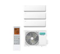 Hisense Uni Air - Aire acondicionado Trial Split 3AMW62U4RGC 9000+9000+12000 BTU, R32, Inverter, Auto-Limpieza, Temporizador, Oscilación automática, WiFi, Nuevo Modelo 2025, Clase