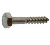 HISPANOX. S.A. TORNILLO BARRAQUERO 8X50 DIN 571 C 200 (200 UNIDADES)