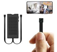 HiSpyCam Módulo de cámara oculta pequeña para bricolaje, lente dual Full HD 1080P, mini cámara espía, pequeña cámara discreta para niñera, almacenamiento en la nube
