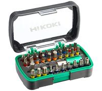 Hitachi Juego puntas atornillar 750363 con portapuntas y adaptador (Phillips, Pozidrive, Torx)–32pz