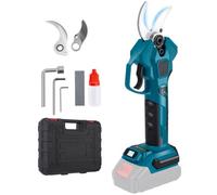 HIUYRFS Tijeras de podar con batería profesionales, 40 mm, motor sin escobillas, 800 W, tijeras de podar eléctricas con podómetro LED, compatible con baterías Makita de 18 V (sin batería)