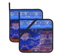 HJFCZH Beauty Grand Canyon Prints - Almohadillas calientes cuadradas para encimera de cocina, soportes impermeables para ollas, capas duraderas resistentes al calor para servir, horno y barbacoa