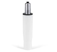 hjh OFFICE 723-08 Muelle de Gas para Silla de Oficina S 25-32 cm Blanco, Repuesto Cilindro Elevador de Gas, Resorte Amortiguador de Gas, hasta 180kg