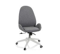 hjh OFFICE 729432 Silla de Escritorio AVEA I Tela Silla de Oficina giratoria de Altura Regulable con Respaldo ergonómico Alto