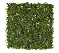 hjh OFFICE planta artificial de pared MORE GREEN I 50x50 cm tapete para plantas de interior como reverdecimiento de pared, decoración de cuadros de plantas, verde