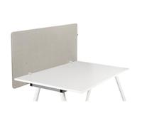hjh OFFICE Separador acústico de Escritorio 62x120 cm FLEXMIUT D1 Separador acústico de Escritorio, Color Topo
