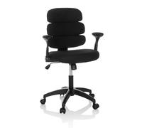 hjh OFFICE Silla de Escritorio Kid ERGOLINO B Silla giratoria con Respaldo ergonómico, Negro, 736432