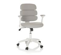 hjh OFFICE Silla de Escritorio Kid ERGOLINO W Silla giratoria Infantil con Respaldo ergonómico, Gris, 736428