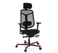 BICOLORE HIGH - Silla alta gama Negro/Rojo