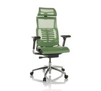 hjh OFFICE Silla de Oficina, Malla, Verde, Oversized