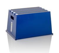 hjh OFFICE Taburete TIO-E1 Antideslizante para Uso doméstico y Comercial, Dimensiones (A x A x P): 31 x 52,5 x 37,5 cm, 830119, Azul