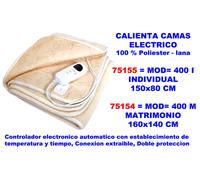 HJM Calienta Camas Eléctrico Individual 60 W 150x80 cm