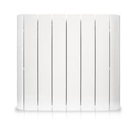 HJM Emisor Térmico de Fluido Bajo Consumo LAGAN 1000, Programación 24/7, Funciones Ahorro, Turbo Programable, 1000W, Blanco