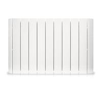 HJM Emisor Térmico de Fluido Bajo Consumo LAGAN 1500, Programación 24/7, Funciones Ahorro, Turbo Programable, 1500W, Blanco