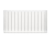 HJM Emisor Térmico de Fluido Bajo Consumo LAGAN 2000, Programación 24/7, Funciones Ahorro, Turbo Programable, 2000W, Blanco