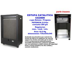 HJM Estufa Catalítica a Gas GC2800 2.8 KW
