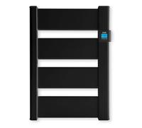 HJM VERA Toallero Eléctrico | Secatoallas | Bajo Consumo - Programable 24/7 | Función Turbo (Negro mate, 500W(72,8×53,1×11 cm))