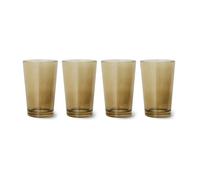 HKliving 4 Vasos de té 70's 20 cl Mud brown