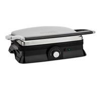 Hkoenig Plancha eléctrica para carne GR20 - Acero inoxidable y negro