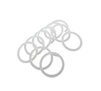HKVTVCYPYA Juntas tóricas de silicona blanca, junta de sellado de goma de calidad alimentaria, 6/7/8/9/10/11/12/13/14/15/16mm OD 1,9mm de espesor(200pcs,7x3.2x1.9mm)