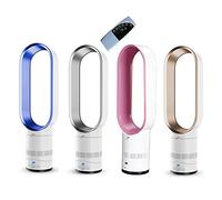 HLILY Ventilador Sin Aspas Ultra-silencioso Oscilante De Suelo-pie, Enfriador De Aire Con Mando A Distancia, Portátil Con Iones Negativos Para Hogar/Oficina (Cuatro Colores)
