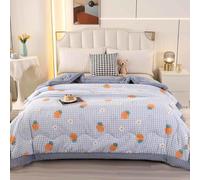 HLTQL Edredon Cama 150 Cuatro Estaciones Edredón Manta,A-150x200cm-1.5kg | Edredon Invierno Plumas Estampado Colcha Plumon Edredón De Matrimonio Para Grueso,A-150x200cm-1.5kg