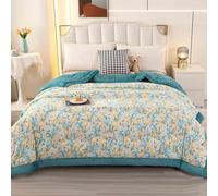 HLTQL Edredon Cama 150 Cuatro Estaciones Edredón Manta,L-200x230cm-4kg | Edredon Invierno Plumas Estampado Colcha Plumon Edredón De Matrimonio Para Grueso,L-200x230cm-4kg