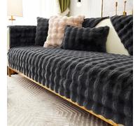 HLTQL Funda Sofá 3/4/2/1 Plazas Chaise Longue Algodon Cubre Sofa Gatos Arañazos Manta Cubre Sofa Fundas De Sofá Antimanchas y Antideslizantes(a2,110x160cm)