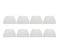 Hlxnyami 8 Piezas 19 cm x 12.5cm Raspador Espatula Herramienta de Decoracion Plano Plastico para Pastel