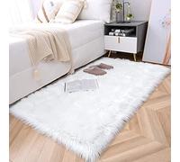 HLZDH Piel de Oveja sintética, sensación acogedora como auténtica Lana Alfombra de Piel sintética, Man-Made Lujo Lana Alfombra de sofá cojín (75 x 120 cm)
