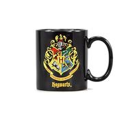 HMB Taza Harry Potter Hogwarts Escudo - Taza Desayuno Harry Potter - Taza cerámica 400 ml - Taza te - Taza café - Regalos Harry Potter - Licencia Oficial