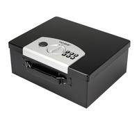 HMF 1006-02 Caja de Documentos con Cerradura Electrónica | 32,5 x 25,5 x 12,5 cm | Negro
