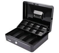 HMF 15130-02 Caja de caudales para mercado 30 x 24 x 9 cm, negro