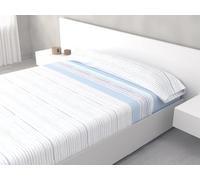 HM'S HOME'SECRET Juego de Sábanas de 100% Microfibra, 3 Piezas, Varios Modelos y Tamaños. (Estela Azul, Cama 150cm)