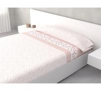 HM'S HOME'SECRET Juego de Sábanas de 100% Microfibra, 3 Piezas, Varios Modelos y Tamaños. (Isabela Rosa, Cama 150cm)