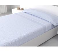 HM'S HOME'SECRET Juego de Sábanas de 100% Microfibra, 3 Piezas, Varios Modelos y Tamaños. (Luma Azul, Cama 105cm)