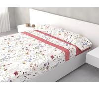 HM'S HOME'SECRET Juego de Sábanas de 100% Microfibra, 3 Piezas, Varios Modelos y Tamaños. (Vera Rosa, Cama 150cm)